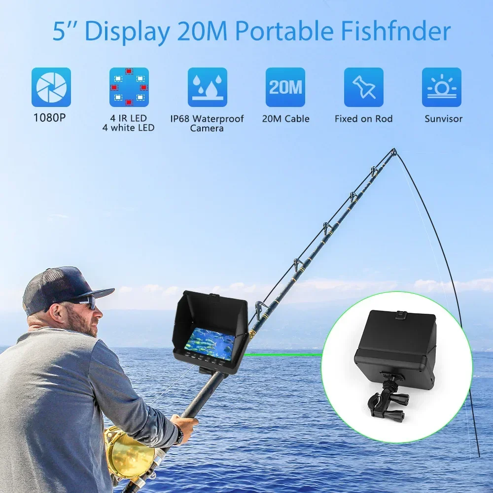 Fish Finder 5.0 Inch LCD Displ - Fishing Camera review and price