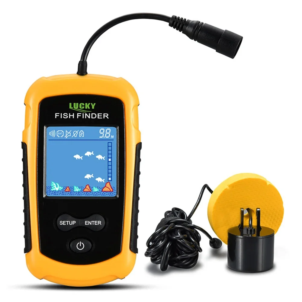 Lucky LCD Color Screen Portabl - Fish Finder Transducer review and price