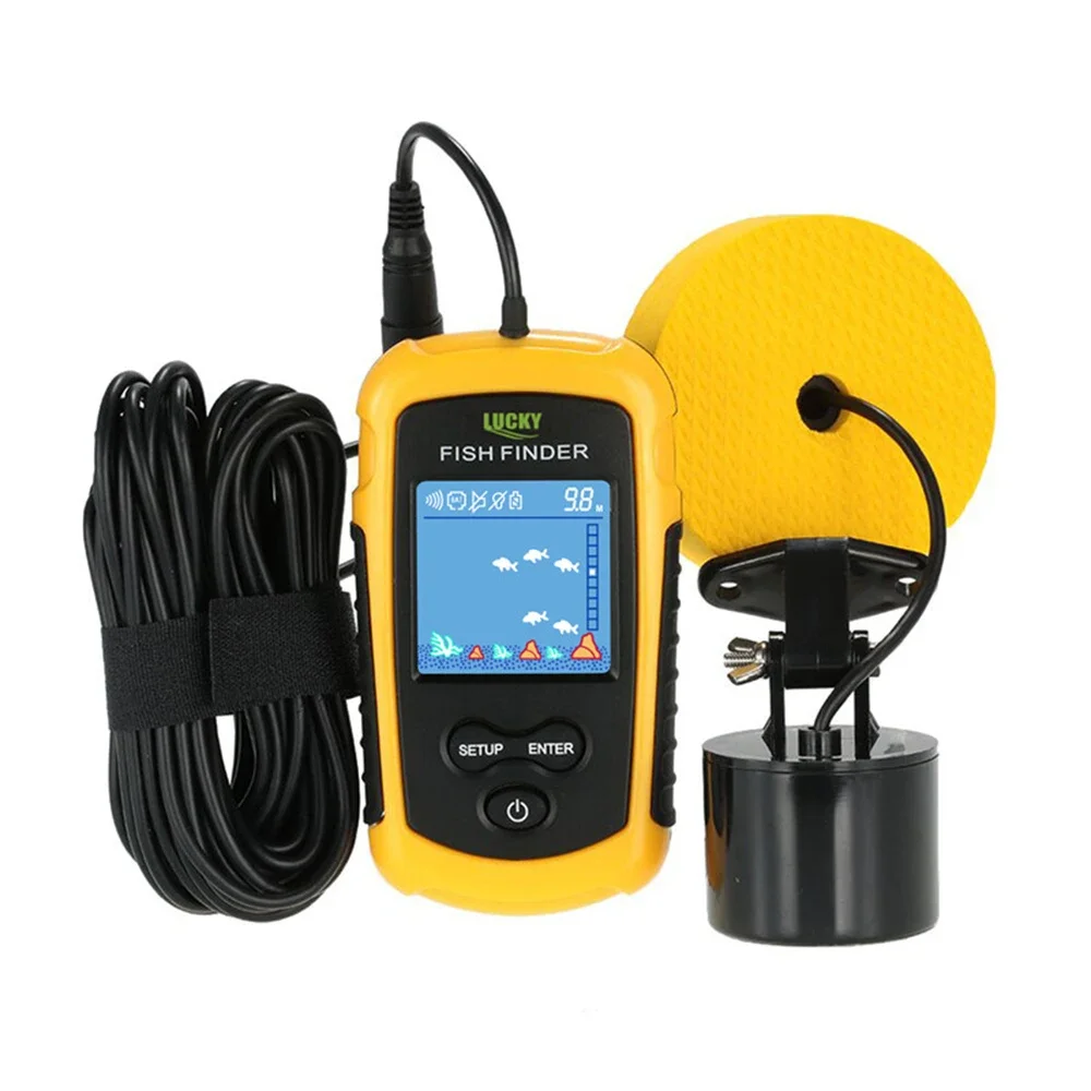 Lucky LCD Color Screen Portabl - Fish Finder Transducer review and price