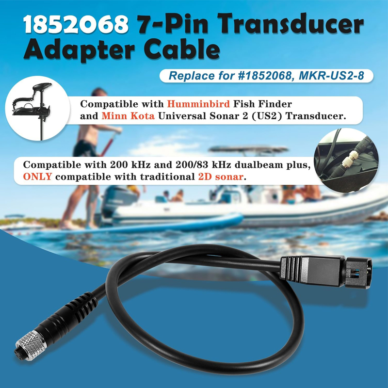 1852068 MKR-US2-8 7-Pin Adapte - Fish Finder Transducer review and price