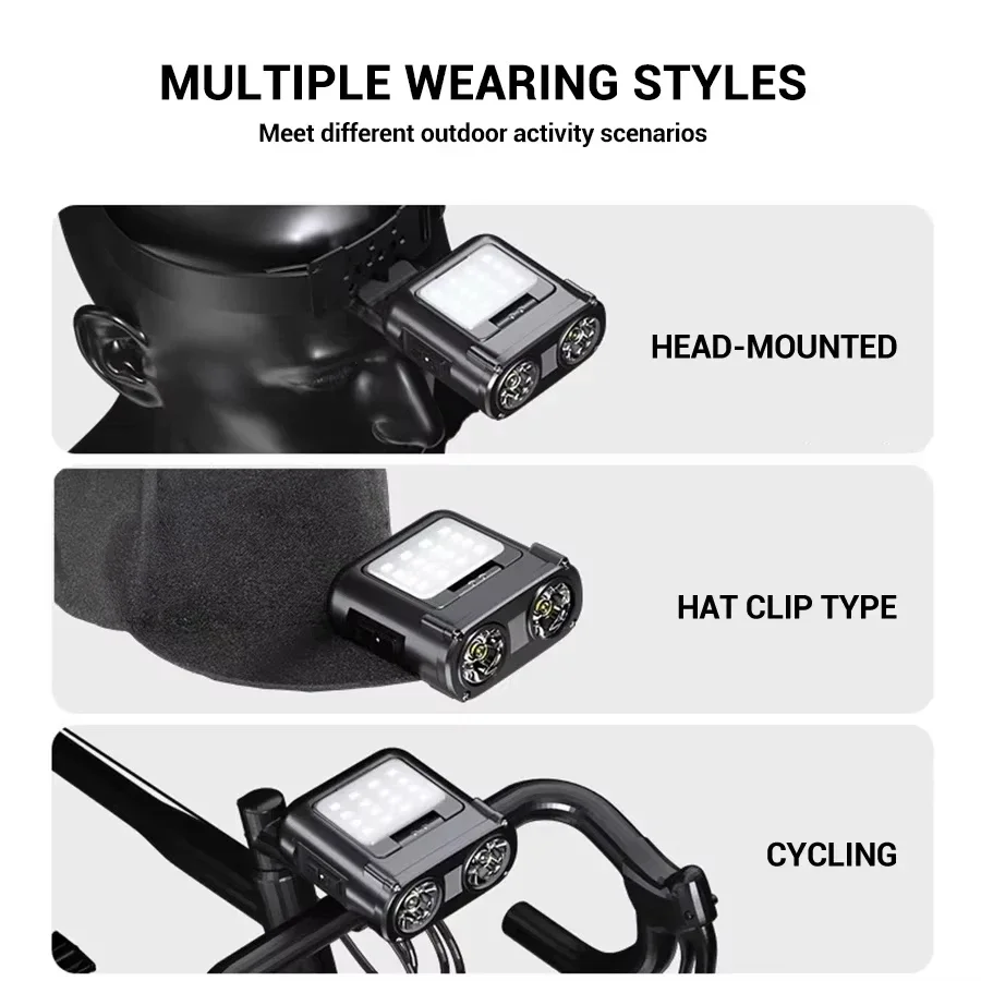 Sensor COB LED Headlamp Cap Cl - Fish Finder Battery review and price